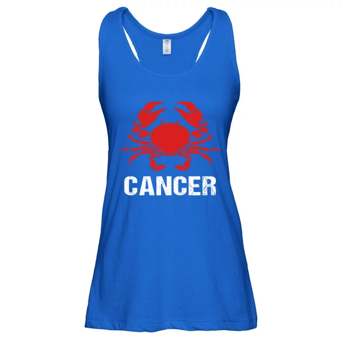 Astrological Sign Cancer Crab Zodiac Gift Ladies Essential Flowy Tank