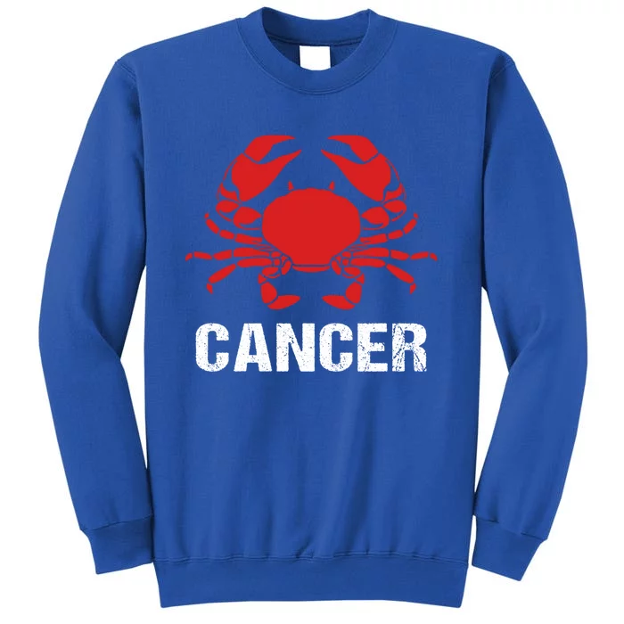 Astrological Sign Cancer Crab Zodiac Gift Tall Sweatshirt