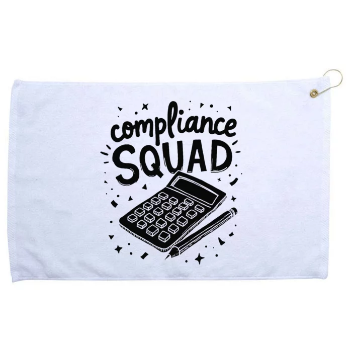 Auditor Squad Compliance Finance Review Auditor Grommeted Golf Towel