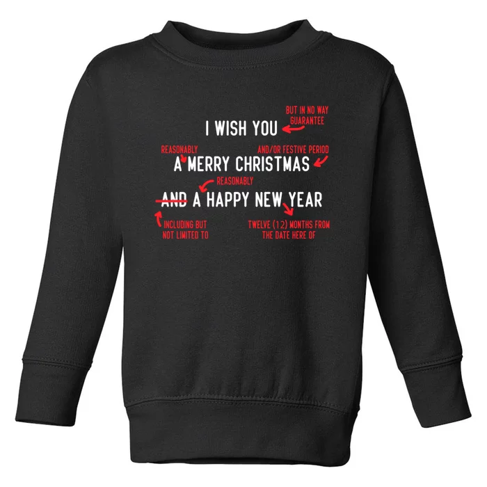 Attorney Santa Claus Merry Xmas Law Student Christmas Lawyer Toddler Sweatshirt