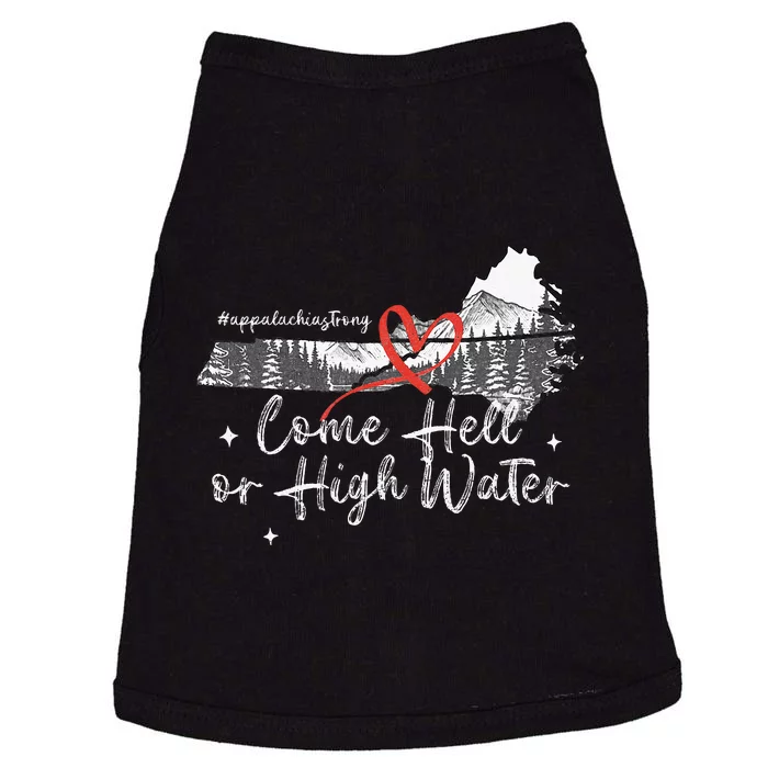 Appalachia Strong Come Hell Or High Water Mountain Doggie Tank