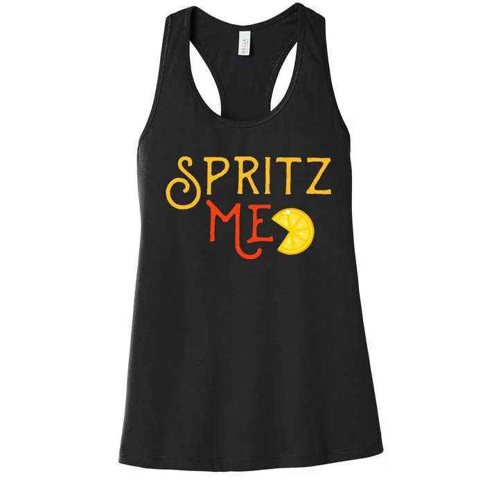 Aperol Spritz Cocktail Party Alcohol Drink Summer Beverage Women's Racerback Tank