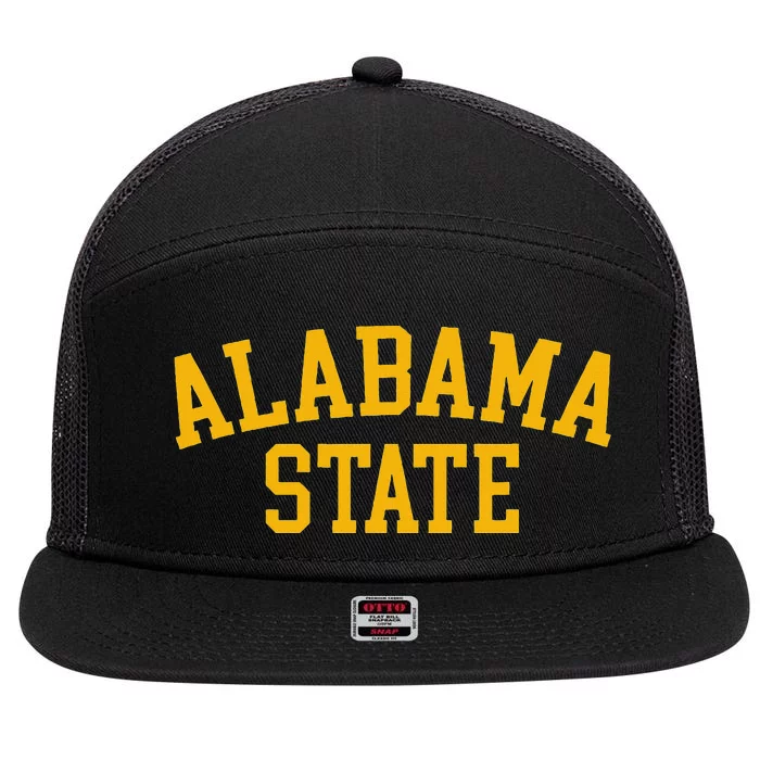 Alabama State Cool Al Alabamian Souvenir 7 Panel Mesh Trucker Snapback Hat