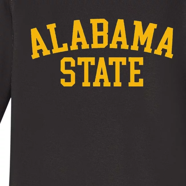 Alabama State Cool Al Alabamian Souvenir Baby Long Sleeve Bodysuit