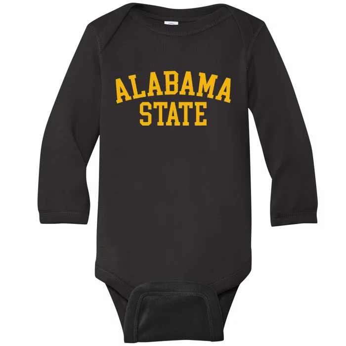 Alabama State Cool Al Alabamian Souvenir Baby Long Sleeve Bodysuit