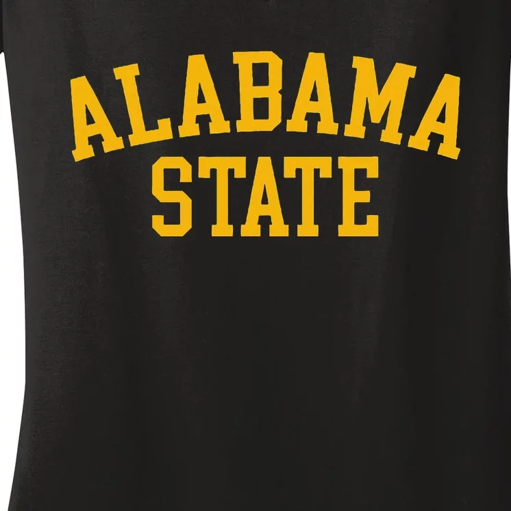 Alabama State Cool Al Alabamian Souvenir Women's V-Neck T-Shirt