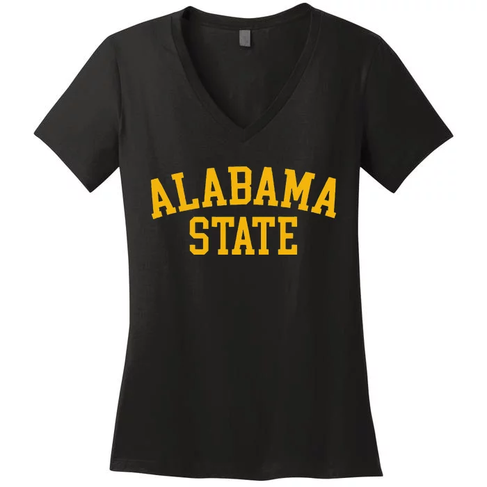 Alabama State Cool Al Alabamian Souvenir Women's V-Neck T-Shirt