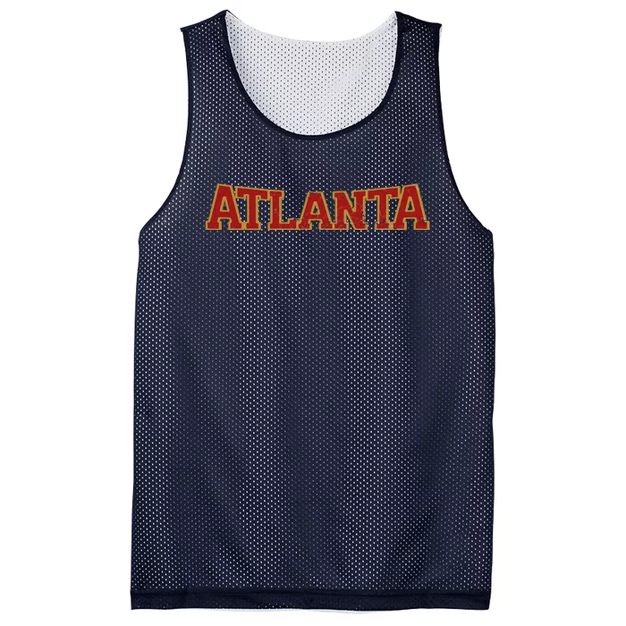 Atlanta Soccer City Vintage Atl Mesh Reversible Basketball Jersey Tank