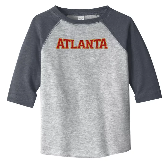 Atlanta Soccer City Vintage Atl Toddler Fine Jersey T-Shirt