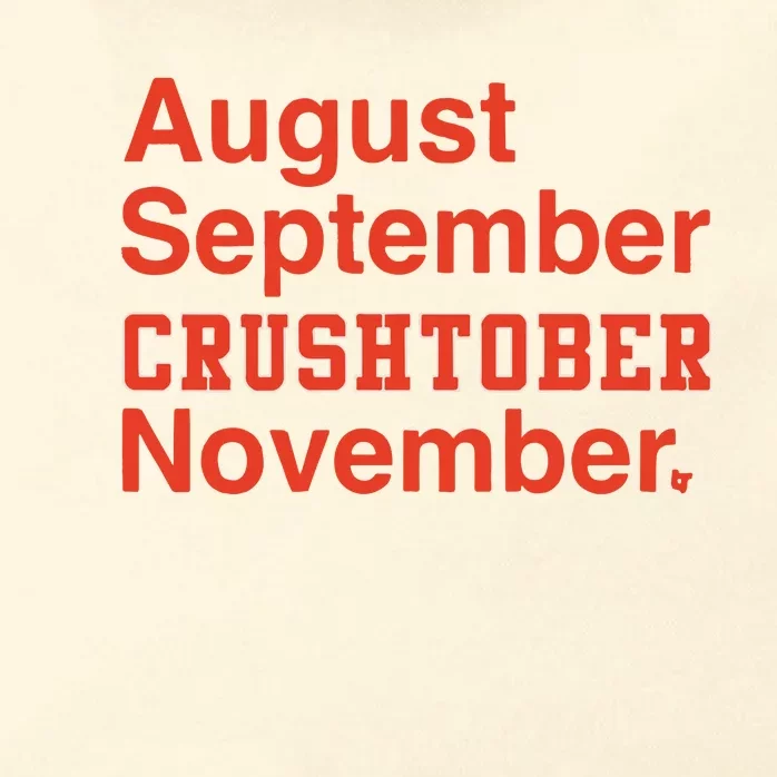 August September Crushtober November Zip Tote Bag