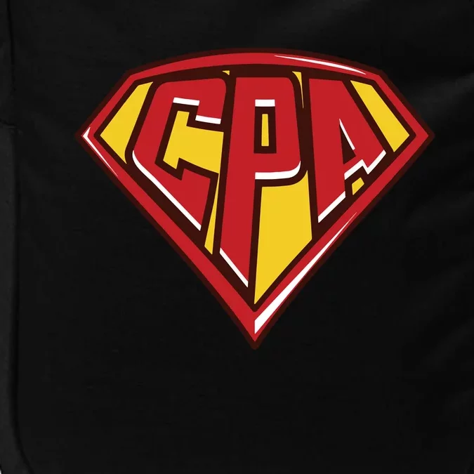 Accountant Superhero CPA T Finance Tee Impact Tech Backpack