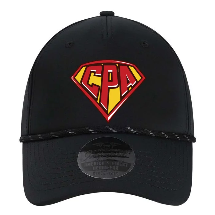 Accountant Superhero CPA T Finance Tee Performance The Dyno Cap