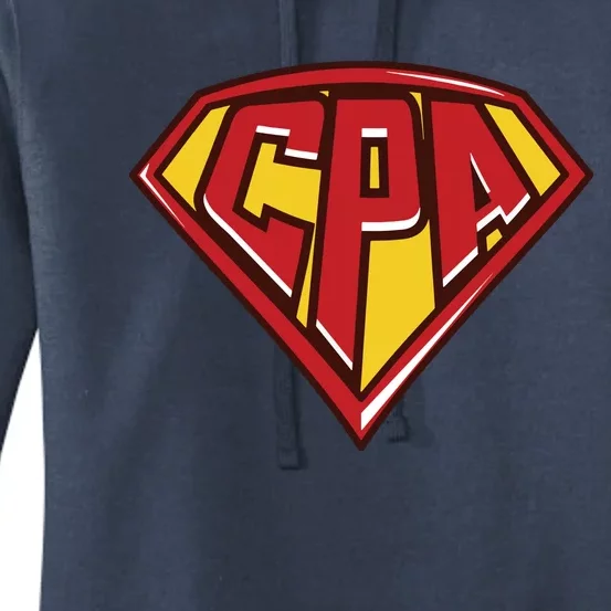 Accountant Superhero CPA T Finance Tee Women's Pullover Hoodie