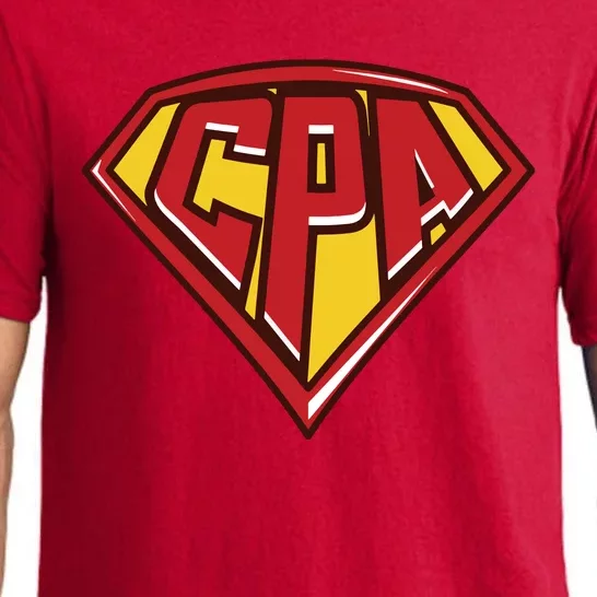 Accountant Superhero CPA T Finance Tee Pajama Set