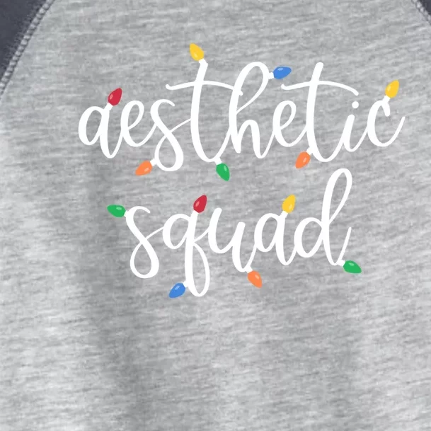 Aesthetic Squad Christmas Dealer Holiday Nurse Injector Funny Gift Toddler Fine Jersey T-Shirt