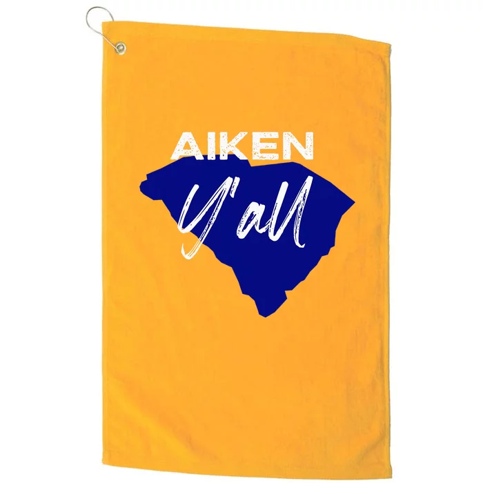 Aiken South Carolina YAll Sc Palmetto State Road Trip Platinum Collection Golf Towel