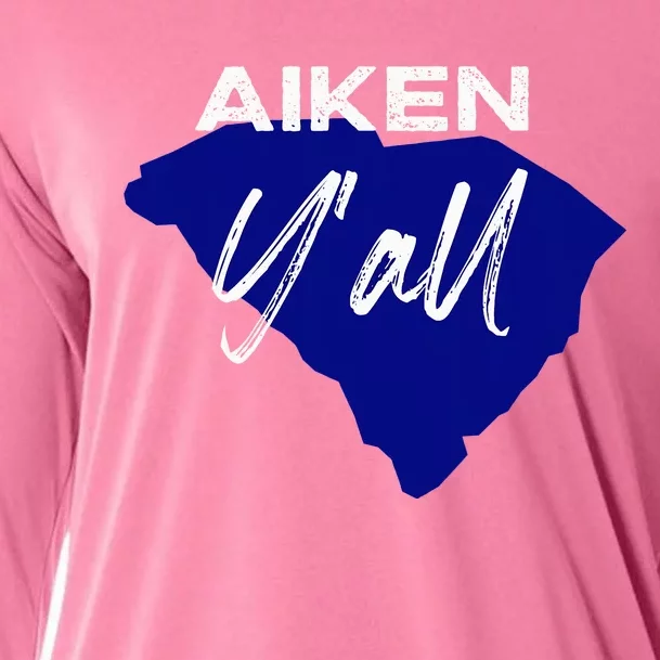 Aiken South Carolina YAll Sc Palmetto State Road Trip Cooling Performance Long Sleeve Crew