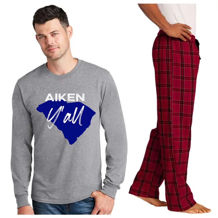 Aiken South Carolina YAll Sc Palmetto State Road Trip Long Sleeve Pajama Set