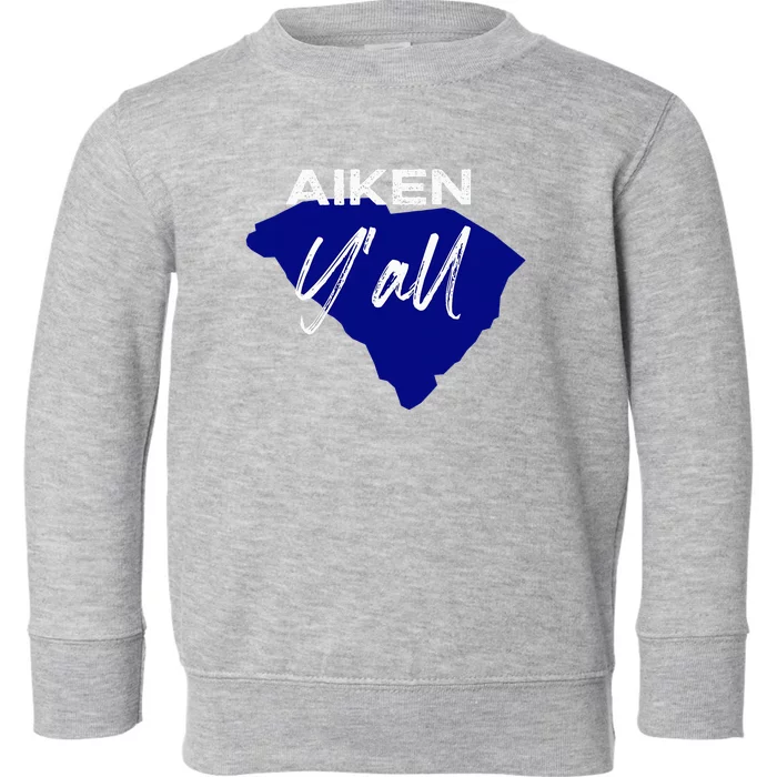 Aiken South Carolina YAll Sc Palmetto State Road Trip Toddler Sweatshirt