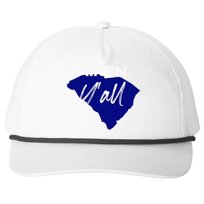 Aiken South Carolina YAll Sc Palmetto State Road Trip Snapback Five-Panel Rope Hat