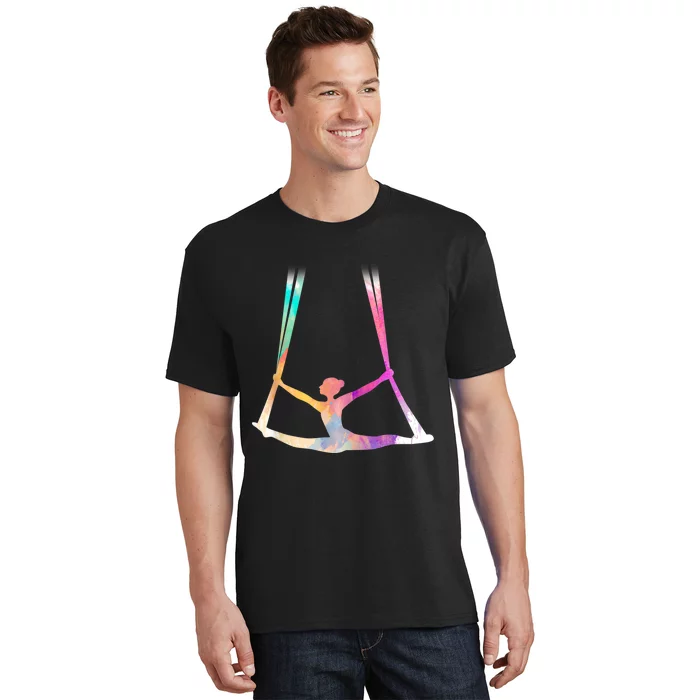 Aerial Silks Circus Yoga T-Shirt