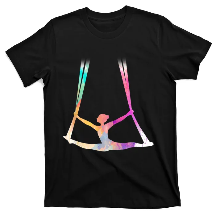 Aerial Silks Circus Yoga T-Shirt