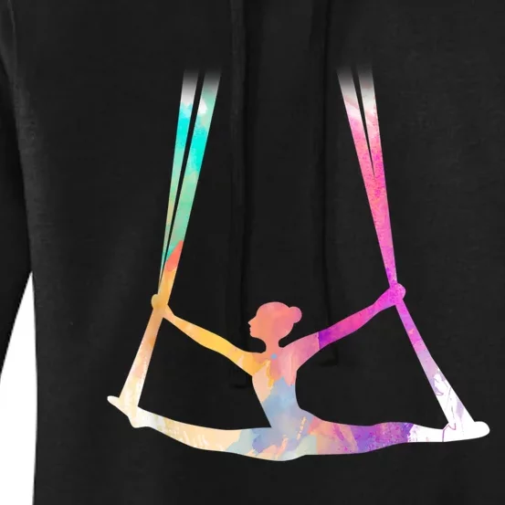 Aerial Silks Circus Yoga Women's Pullover Hoodie