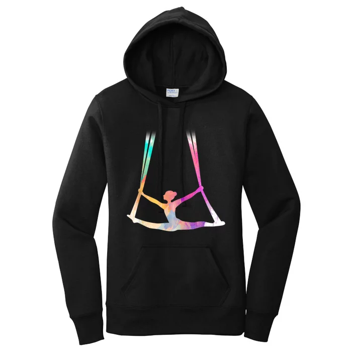 Aerial Silks Circus Yoga Women's Pullover Hoodie