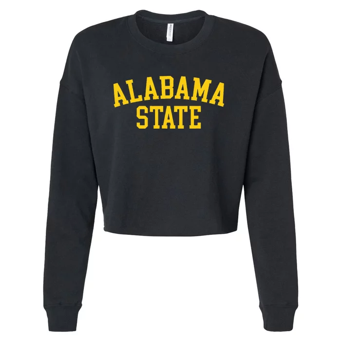 Alabama State Cool Al Alabamian Souvenir Women Cropped Pullover Crew