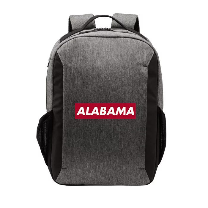 Alabama State Crimson Box Graphic Design Vector Backpack