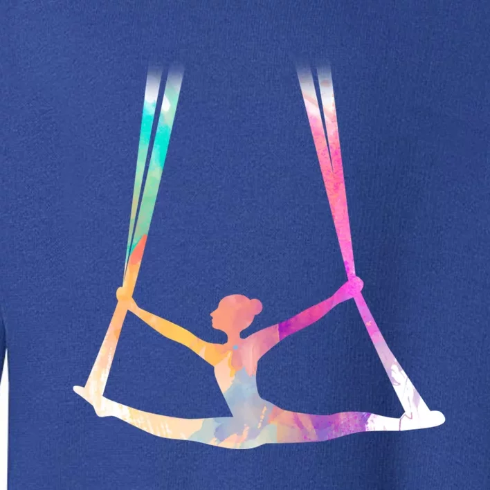 Aerial Silks Circus Yoga Cute Gift Toddler Sweatshirt