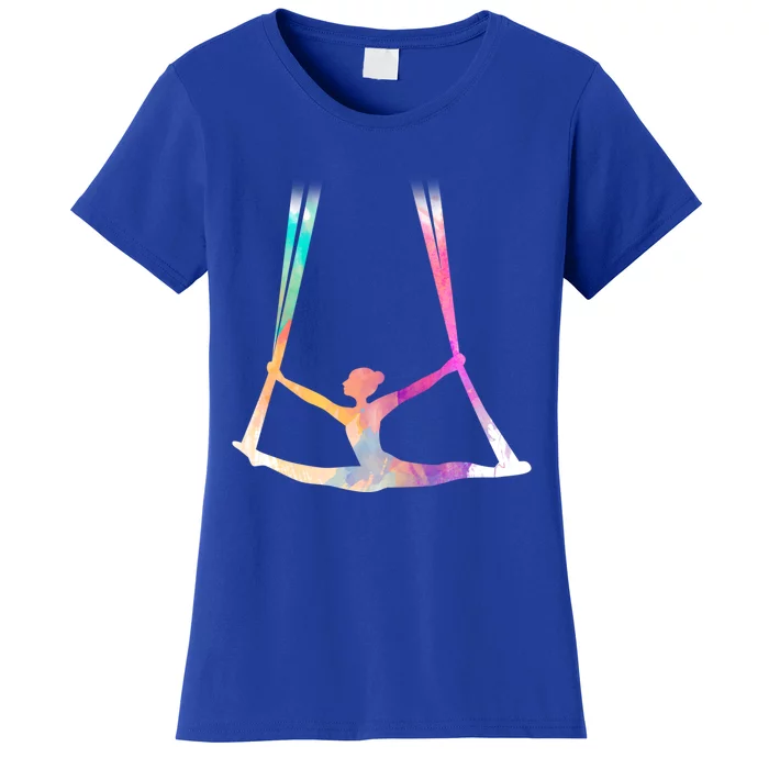 Aerial Silks Circus Yoga Cute Gift Women's T-Shirt