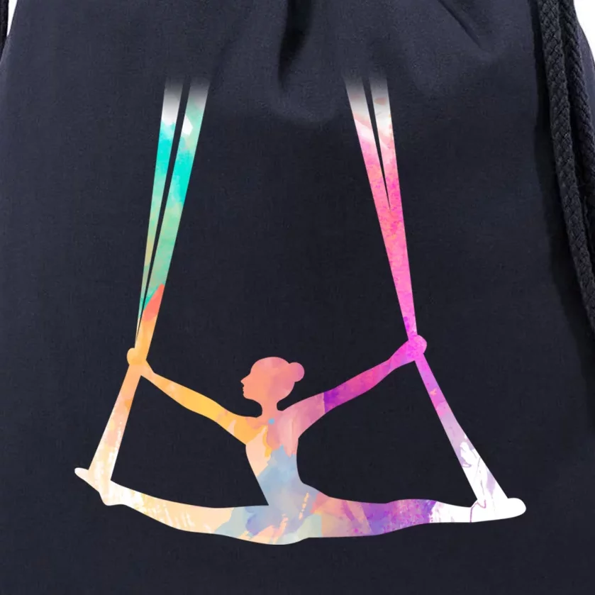 Aerial Silks Circus Yoga Cute Gift Drawstring Bag