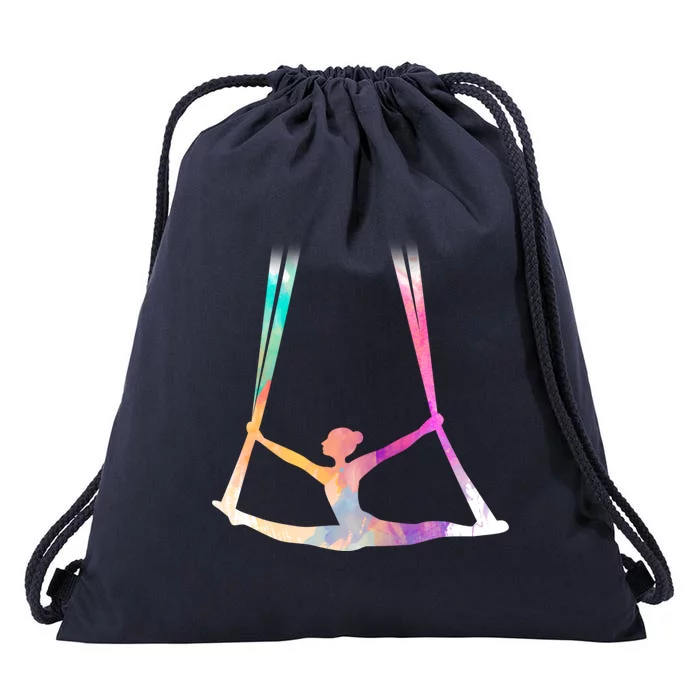 Aerial Silks Circus Yoga Cute Gift Drawstring Bag