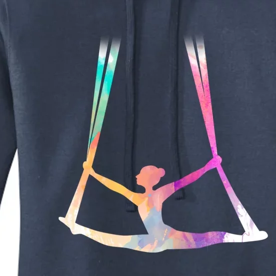 Aerial Silks Circus Yoga Cute Gift Women's Pullover Hoodie