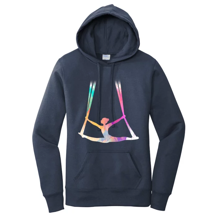 Aerial Silks Circus Yoga Cute Gift Women's Pullover Hoodie