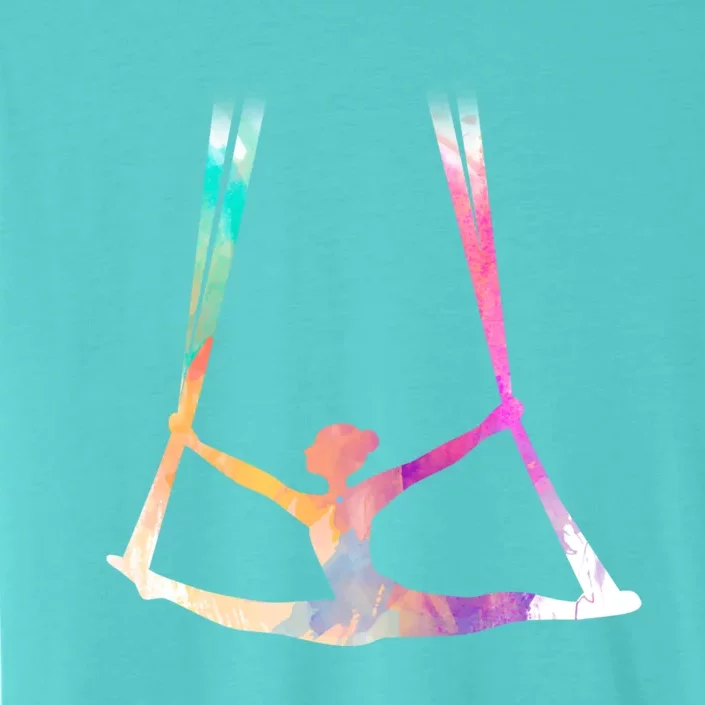 Aerial Silks Circus Yoga Cute Gift ChromaSoft Performance T-Shirt