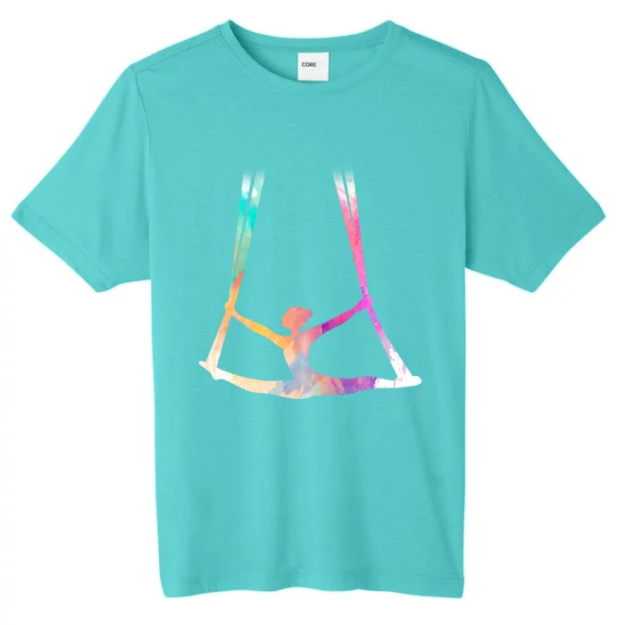 Aerial Silks Circus Yoga Cute Gift ChromaSoft Performance T-Shirt