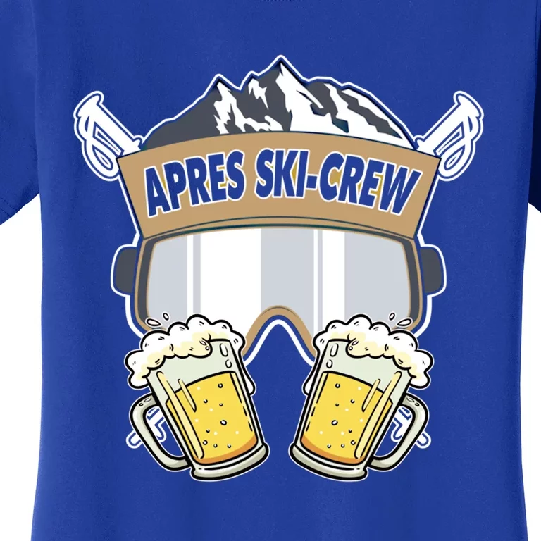 Apres Ski Crew Funny Skiing Instructor Gift Women's T-Shirt