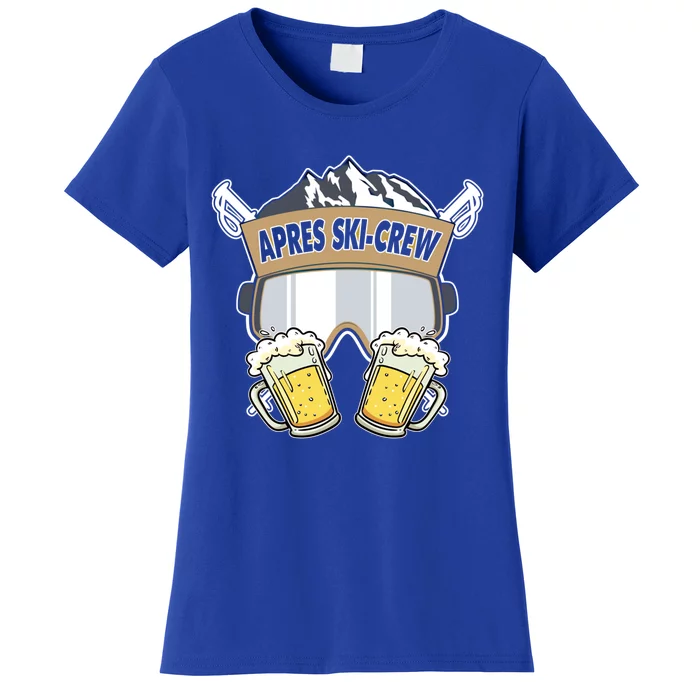 Apres Ski Crew Funny Skiing Instructor Gift Women's T-Shirt