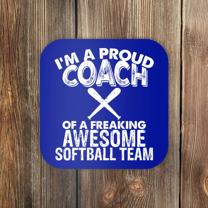 Appreciation Softball Coach Gift Coaster