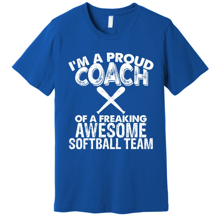 Appreciation Softball Coach Gift Premium T-Shirt