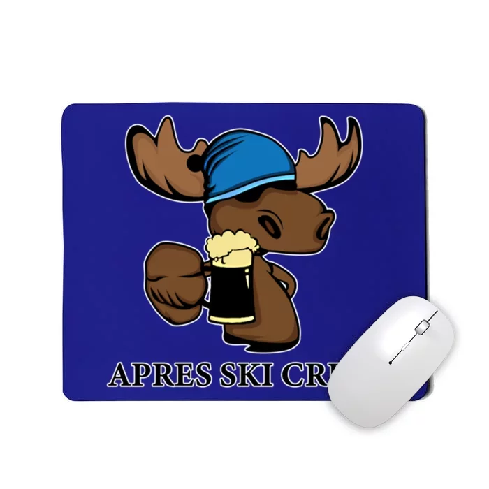 Apres Ski Crew Skier Ski Lover Great Gift Mousepad