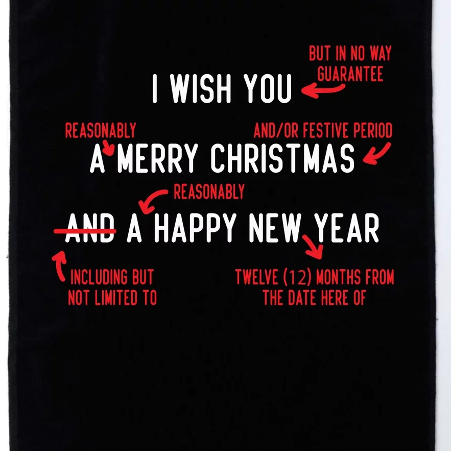 Attorney Santa Claus Merry Xmas Law Student Christmas Lawyer Platinum Collection Golf Towel