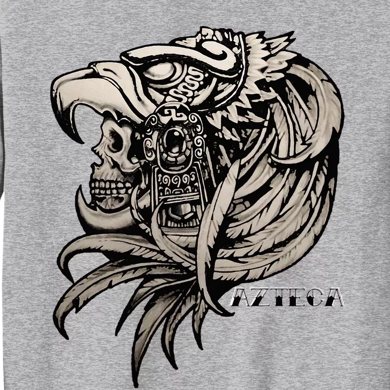 Aztec Skull Calabera Azteca Tall Sweatshirt