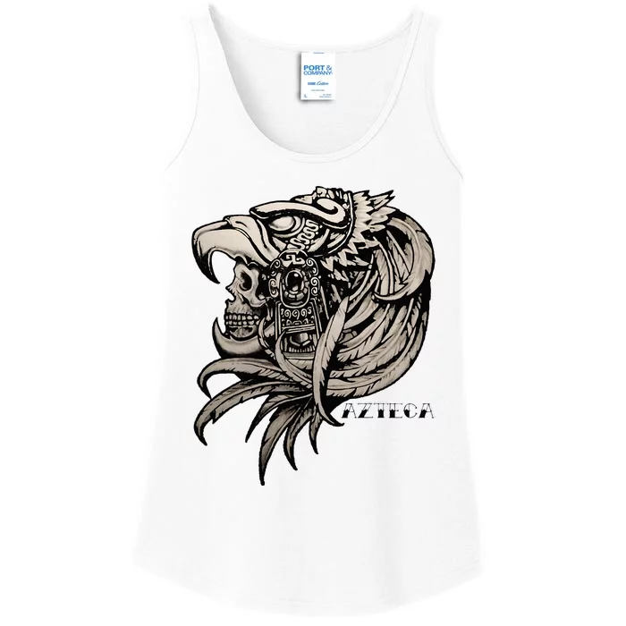 Aztec Skull Calabera Azteca Ladies Essential Tank