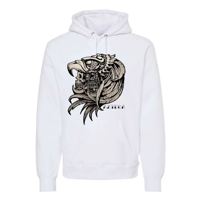 Aztec Skull Calabera Azteca Premium Hoodie