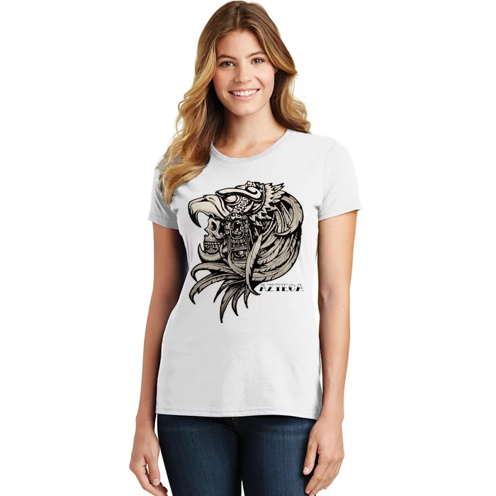 Aztec Skull Calabera Azteca Women's T-Shirt