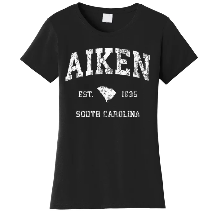 Aiken South Carolina Sc Vintage Athletic Sports Women's T-Shirt