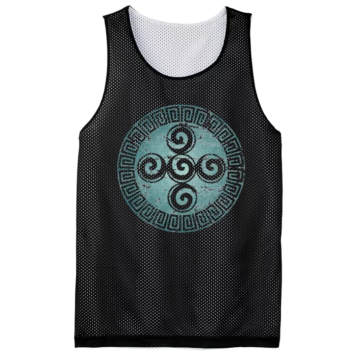 Aztec Symbol Creation Spiral Universe God Indians Mesh Reversible Basketball Jersey Tank